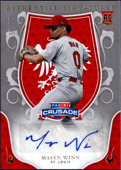 Masyn Winn RC 2024 Panini Crusade Apprentice Rookie Auto SP 53/99-1
