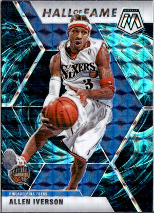 Allen Iverson 2019-20 Panini Mosaic Genesis Prizm Retail SSP #287