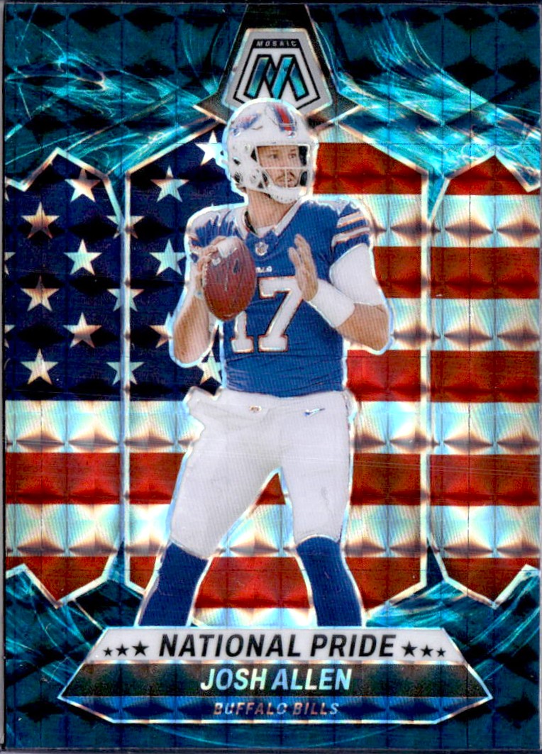 Josh Allen 2024 Panini Mosaic Genesis Prizm Retail SSP #254-1