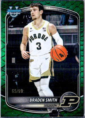 Braden Smith RC 2025-26 Bowman U Chrome Green Reptilian Rookie SP 65/99