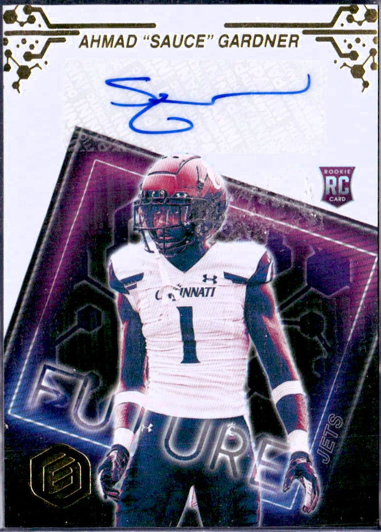 Ahmad Sauce Gardner RC 2022 Panini Elements Future Rookie Auto SP 31/199-1
