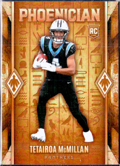 Tetairoa Mcmillan RC 2025 Panini Phoenix Phoenician Rookie SSP #3-1