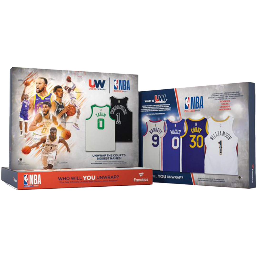 2023 Under Wraps Single Autographed NBA Jersey Box Fanatics Authentic-2