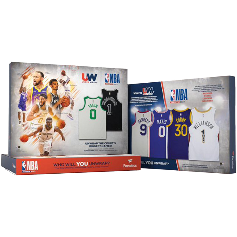 2023 Under Wraps Single Autographed NBA Jersey Box Fanatics Authentic-2