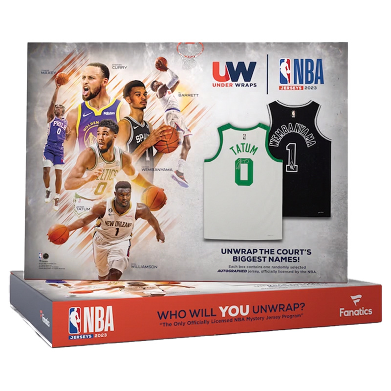 2023 Under Wraps Single Autographed NBA Jersey Box Fanatics Authentic-1