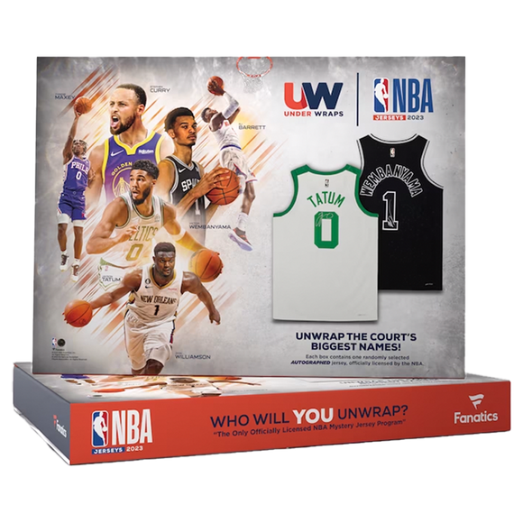 2023 Under Wraps Single Autographed NBA Jersey Box Fanatics Authentic