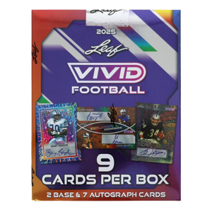 2025 Leaf Vivid Football Hobby Box