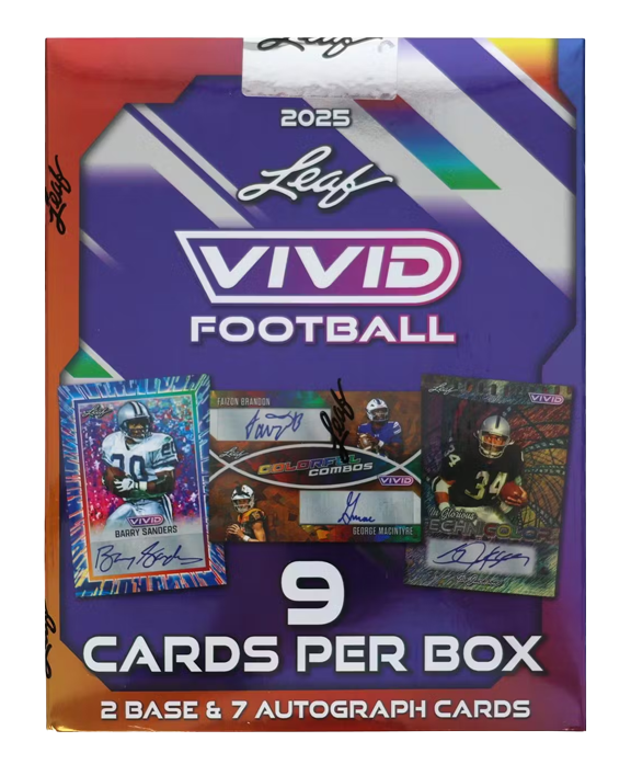 Product 2025 Leaf Vivid Football Hobby Box Link