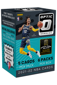 2021-22 Panini Donruss Optic Basketball 6-Pack Blaster Box