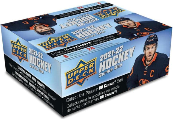 2021-22 Upper Deck Series 1 Hockey Retail 24 Pack Box