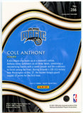 Cole Anthony RC 2020-21 Panini Select Courtside Rookie #286 Orlando Magic