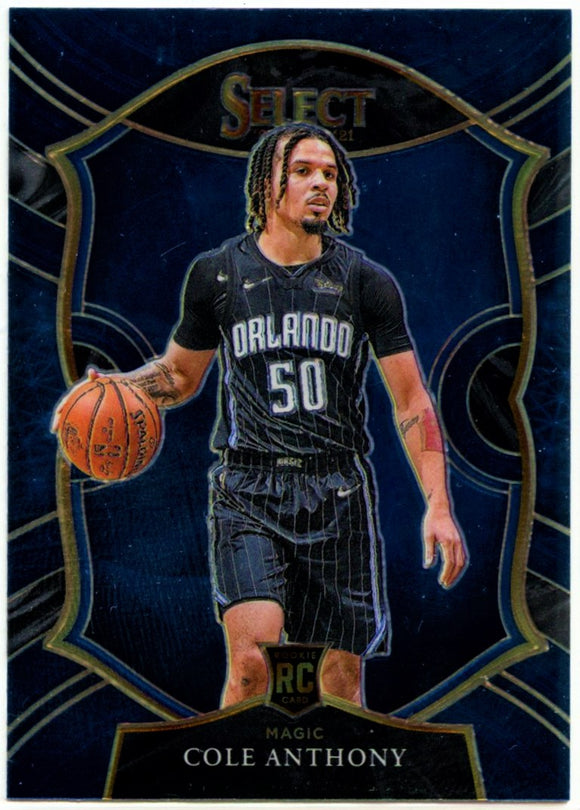 Cole Anthony RC 2020-21 Panini Select Blue Concourse Rookie SP Magic