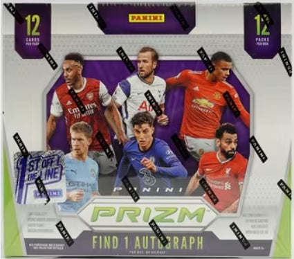 2020-21 Panini Prizm English Premier League Soccer 1st Off the Line FOTL Hobby Box