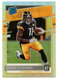 Chase Claypool RC 2020 Donruss Optic Silver Holo Rated Rookie SP Steelers
