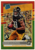 Chase Claypool RC 2020 Donruss Optic Preview Red Green Rated Rookie SP Steelers
