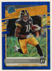Chase Claypool RC 2020 Donruss Optic Blue Scope Rated Rookie SP Steelers