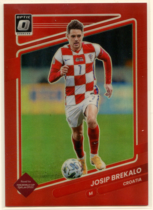 Josip Brekalo 2021-22 Donruss Optic Red SP 80/149 Croatia
