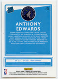 Anthony Edwards RC 2020-21 Donruss Optic Rated Rookie Timberwolves