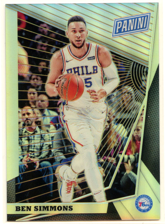 Ben Simmons 2018 Panini The National Silver Prizm SP 68/99 76ers