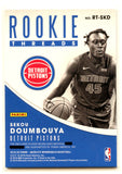Sekou Doumbouya RC 2019-20 Panini Absolute Rookie Threads Jersey Patch SP Pistons