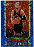 Malachi Flynn RC 2020-21 Panini Select Blue Shimmer Rookie Selections SP Raptors