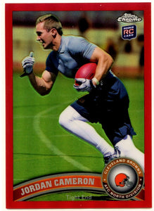 Jordan Cameron RC 2011 Topps Chrome Red Refractor Rookie SP 13/25 Browns