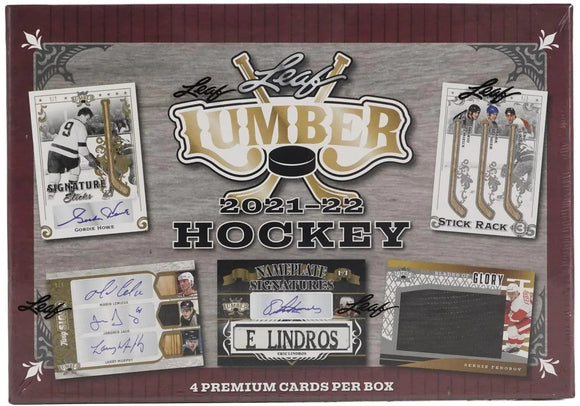 2021-22 Leaf Lumber Hockey Hobby Box