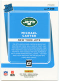 Michael Carter RC 2021 Panini Donruss Optic Preview Pink Rated Rookie New York Jets