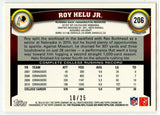 Roy Helu Jr. RC 2011 Topps Chrome Red Refractor Rookie SP 10/25 Washington