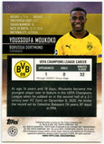 Youssoufa Moukoko RC 2020-21 Topps Chrome Stadium Club Rookie #57 Borussia Dortmund