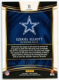 Ezekiel Elliott 2018 Panini Select Tri Color Concourse SP 132/199 Cowboys